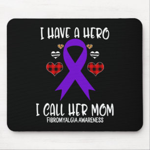 Awareness Ribbon I Have Hero Call Her Mum Mouse Pad