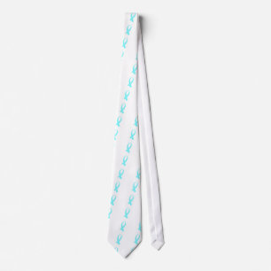 Awareness Ribbon (Light Blue) Tie