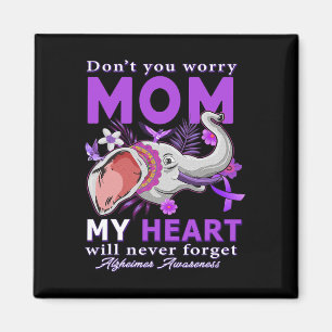 Awareness Ribbon My Heart Will Never Forget Mum  Magnet