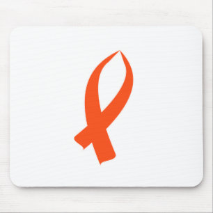 Awareness Ribbon (Orange) Mouse Pad