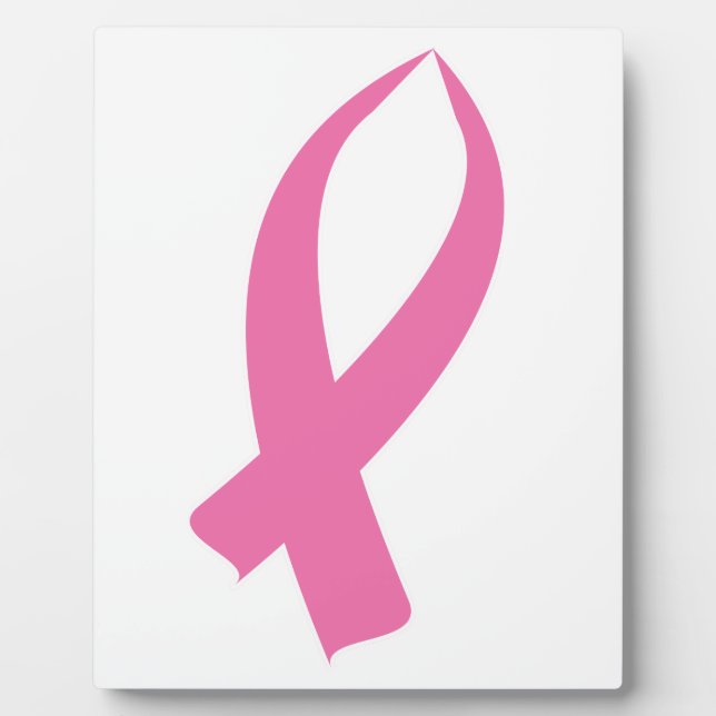 Awareness Ribbon (Pink) Plaque (Front)