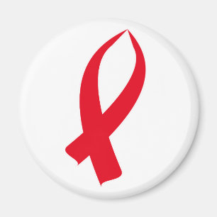 Awareness Ribbon (Red) Magnet