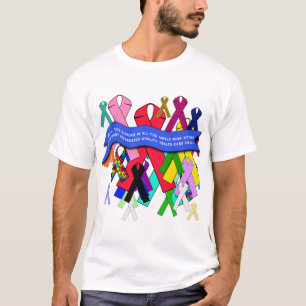 Awareness Ribbons for Universal Health Care T-Shirt