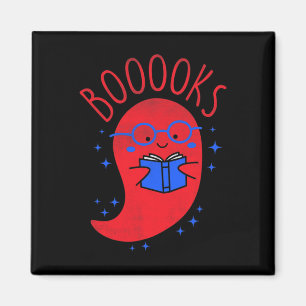 Awareness Shirt Cute Ghost Book Reading Halloween Magnet