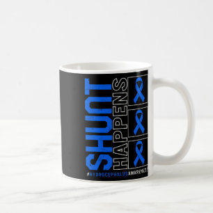 Awareness Shunt Happens Blue Ribbon Neurosurge  Coffee Mug