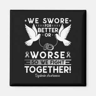 Awareness Spouse Husband Wife Support Magnet
