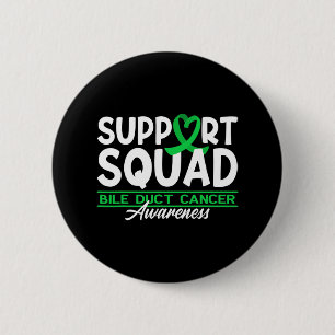 Awareness Squad Cholangiocarcinoma Bile Duct Cance 6 Cm Round Badge