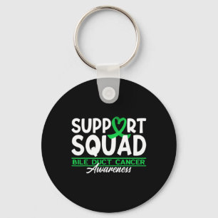 Awareness Squad Cholangiocarcinoma Bile Duct Cance Key Ring