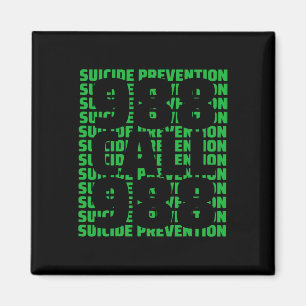 Awareness Suicide Prevention 988 Magnet