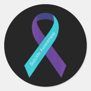 Awareness Suicide T- Shirt Classic Round Sticker