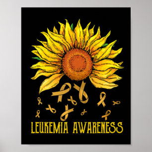 Awareness Sunflower T Poster