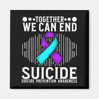 Awareness Support Prevention Awareness Month Art Magnet