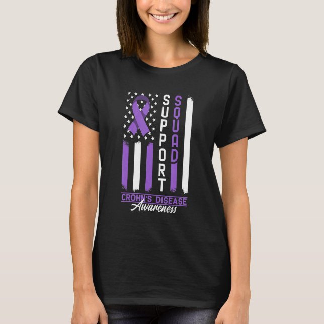 Awareness Support Squad I Inflammatory Bowel Crohn T-Shirt (Front)