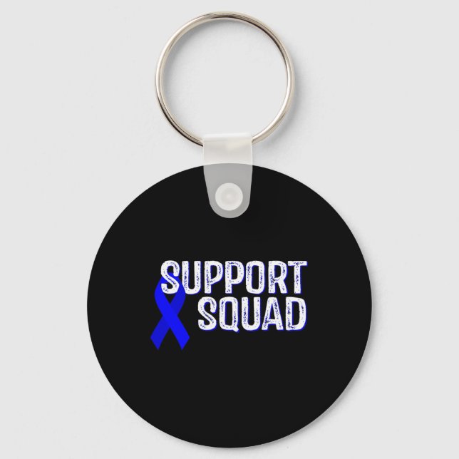 Awareness Support Squad  Key Ring (Front)