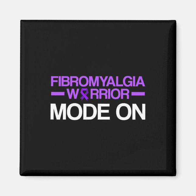 Awareness Survivor Mode Warrior  Magnet (Front)