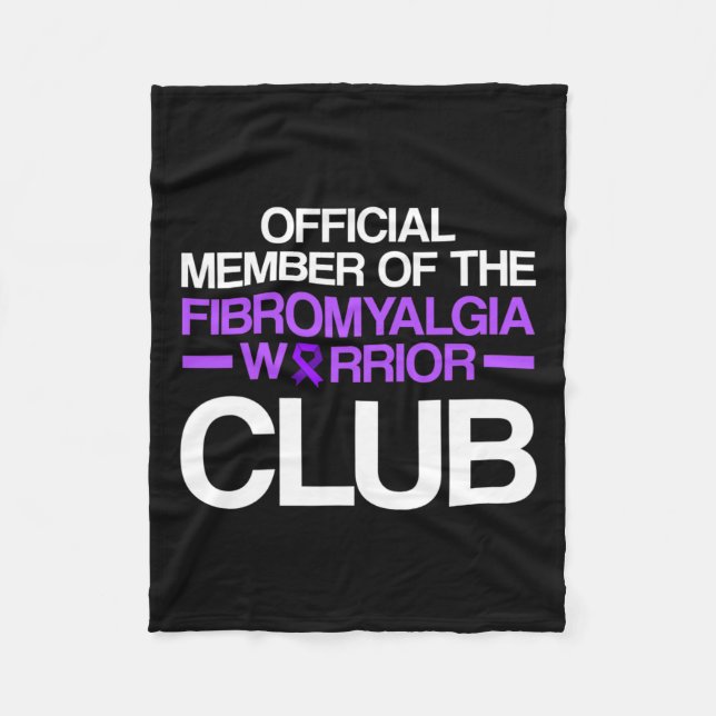 Awareness Survivor Official Warrior  Fleece Blanket (Front)