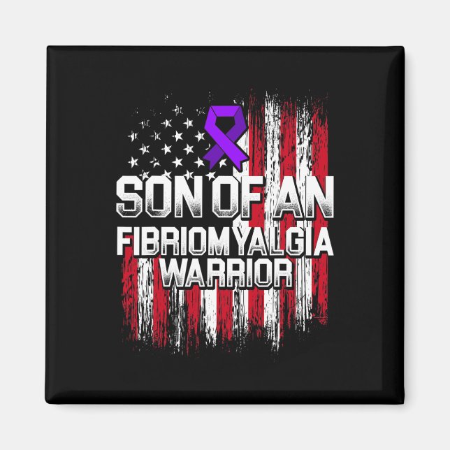Awareness Survivor Son Warrior 1  Magnet (Front)
