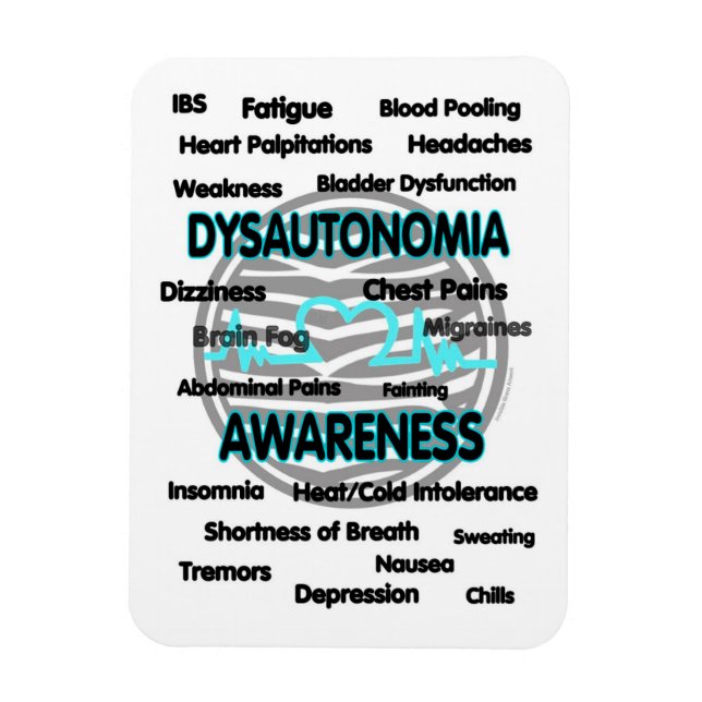 Awareness/Symptoms...Dysautonomia Magnet (Vertical)