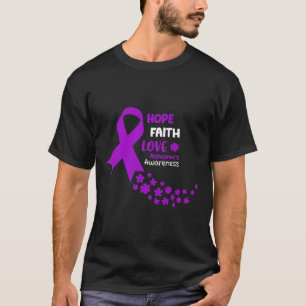 Awareness Tee Hope Faith Love Heimers Awarenes