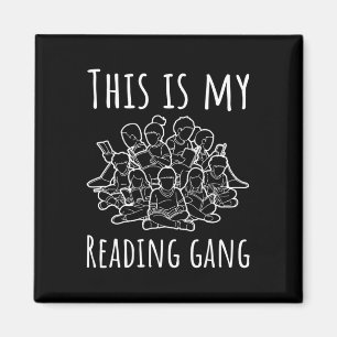 Awareness - This Is My Reading Gang Funny Dyslexia Magnet
