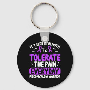 Awareness Tolerate The Pain Everyday Disease  Key Ring