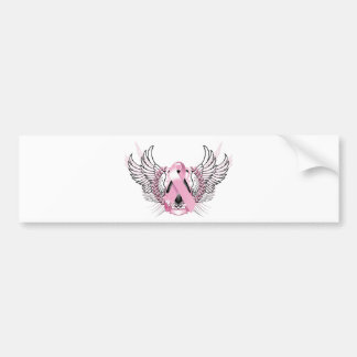 Awareness Tribal Pink Bumper Sticker