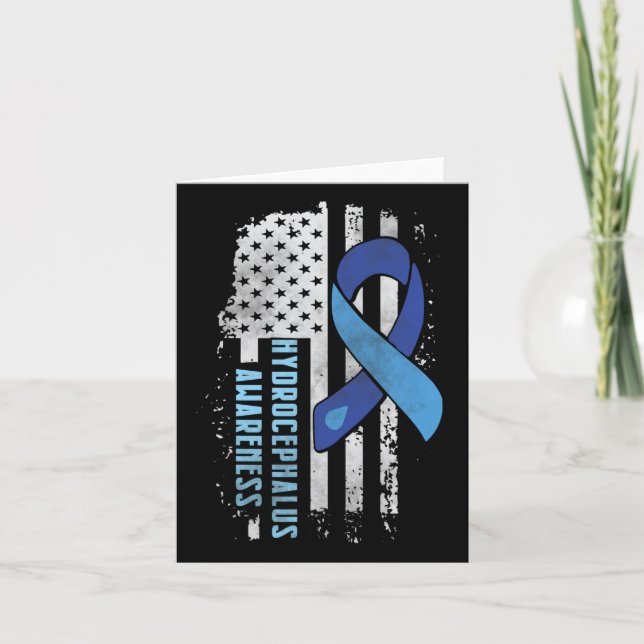 Awareness Us American Flag Gift  Card (Front)