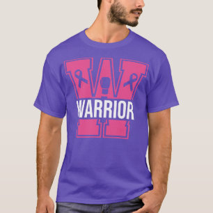 Awareness Warrior Boxing Pink Ribbon Strong Women T-Shirt