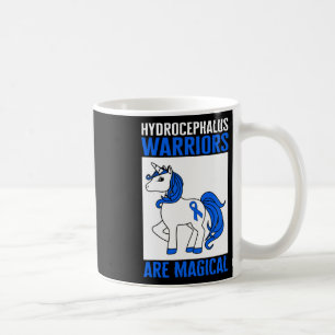 Awareness Warrior Magical Unicorn Blue Ribbon 1 Coffee Mug