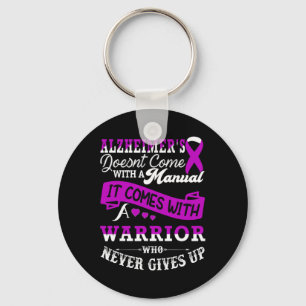 Awareness Warrior Support Heimer Fighter Key Ring
