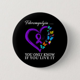Awareness Warrior Support Purple Ribbon 3 6 Cm Round Badge