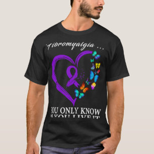 Awareness Warrior Support Purple Ribbon 3 T-Shirt