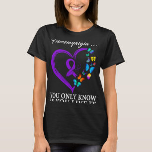 Awareness Warrior Support Purple Ribbon 3 T-Shirt