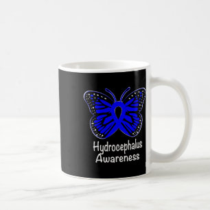 Awareness Warrior Support Survivor Blue Ribbon Coffee Mug