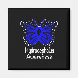 Awareness Warrior Support Survivor Blue Ribbon Magnet