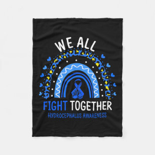 Awareness We All Fight Together Fleece Blanket