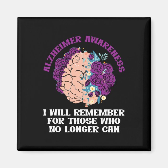 Awareness Will Remember For Those Who No Can  Magnet (Front)