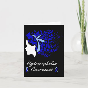Awareness - Women Butterflies Hair Ribbon Card