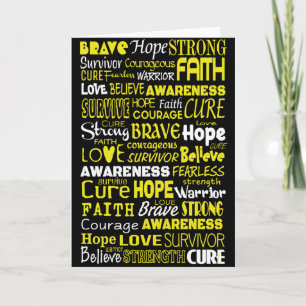 Awareness Words...Endometriosis Card