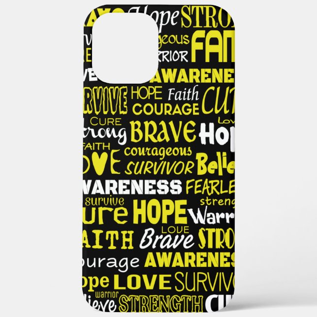 Awareness Words...Endometriosis Case-Mate iPhone Case (Back)