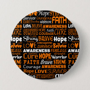 Awareness Words...RSD/CRPS 7.5 Cm Round Badge