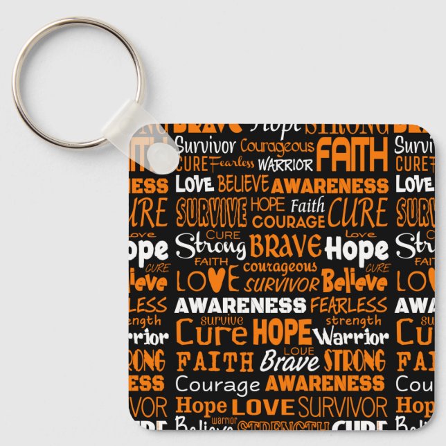 Awareness Words...RSD/CRPS Key Ring (Front)