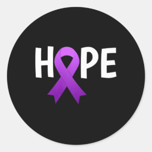 Awareness World Heimer's Day Fight To Remember  Classic Round Sticker