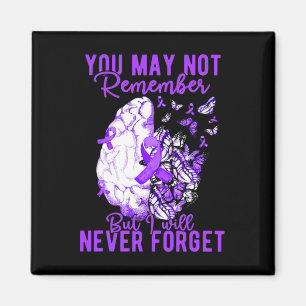 Awareness You May Not Remember Brain Butterfly Magnet