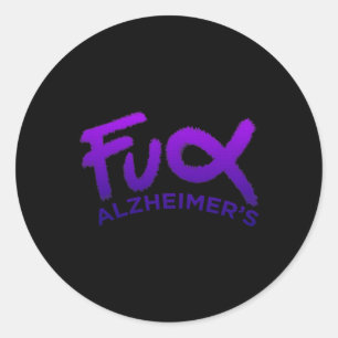 Awarness Dementia Classic Round Sticker