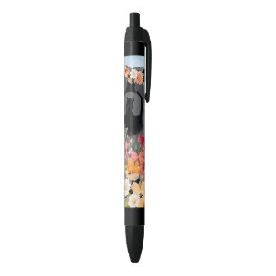 AWASH IN LIGHT Black - Blue  Chow Dog   Ink Pen