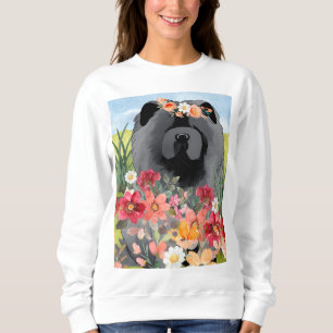 AWASH IN LIGHT Black - Blue  Chow Dog  shirts