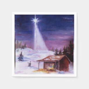 Away in a Manger Napkin