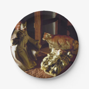 AWAY IN A MANGER PAPER PLATE