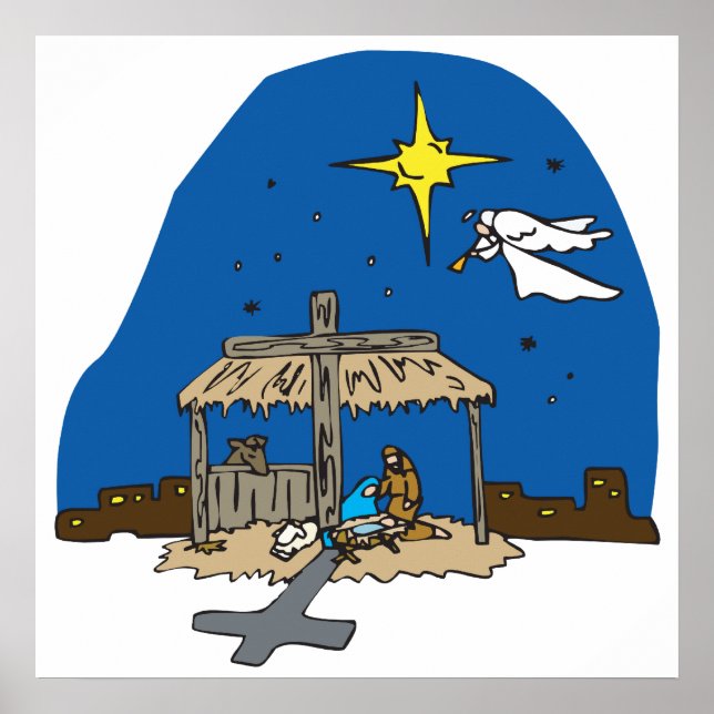 Away In A Manger Poster (Front)
